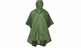 Плащ-пончо Turbat Molfar зелений, легкий і багатоцільовий для подорожей.
