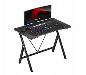 Комп'ютерний ігровий стіл Huzaro Hero 1.4 Black 100 x 75 x 50 см