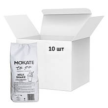 Молочний коктейль Mokate зі смаком полуниці 1 кг 10 уп