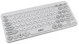 Бездротова клавіатура і миша, комплект UKC 5263, білий корпус, USB-приймач, бездротове підключення, для ПК і ноутбука, фото 5