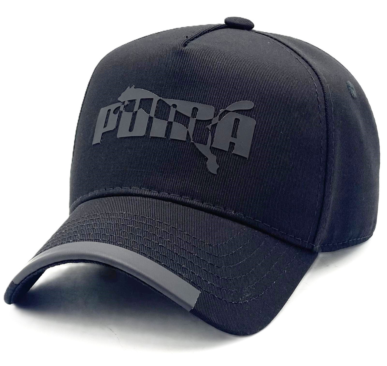 Кепка бейсболка котонова чорна PUMA-ПУМА 71009