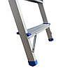 Драбина-стрем'янка Dozer алюмінієва 5 сходинкок 168 х 46 см (А0050444), фото 7
