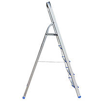 Драбина-стрем'янка Dozer алюмінієва 5 сходинкок 168 х 46 см (А0050444), фото 2
