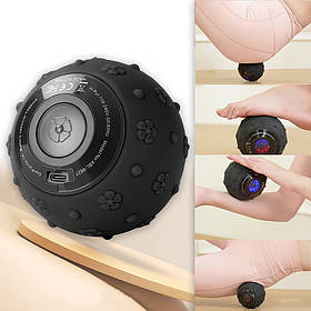 Масажер вібро-куля для розслаблення, м'язовий масажер для тіла XBL-8627 9 см, акумуляторний, 3 швидкості​