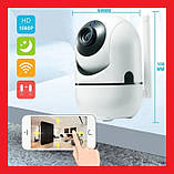 Настільна вайфай камера відеоспостереження, IP WiFI Camera Y13G датчик руху з віддаленим доступом, фото 6