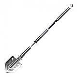 Складана лопата, багатофункціональна лопата 10в1 Multifunctional Shovel туристична, з чохлом, металева ручка, фото 7