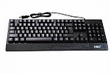 Ігрова клавіатура і миша, комплект UKC M710, дротовий, з LED-підсвіткою, оптична миша, для ПК і ноутбука​, фото 5