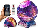 Проектор зоряного неба, декоративний світильник Яйце Дракона з пультом і динамічним RGB-світлом, фото 4