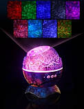 Проектор зоряного неба, декоративний світильник Яйце Дракона з пультом і динамічним RGB-світлом, фото 5
