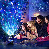 Проектор зоряного неба, декоративний світильник Яйце Дракона з пультом і динамічним RGB-світлом, фото 7