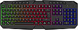 Ігрова клавіатура, комплект з мишею UKC 9541 USB, RGB-підсвітка, провідний, для ПК і ноутбука, фото 4