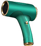 Фен акумуляторний, бездротовий WHD-01 500 Вт, портативний, для сушіння та укладання волосся, USB зарядка, фото 4