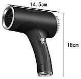 Фен акумуляторний, бездротовий WHD-01 500 Вт, портативний, для сушіння та укладання волосся, USB зарядка, фото 5