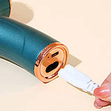 Фен акумуляторний, бездротовий WHD-01 500 Вт, портативний, для сушіння та укладання волосся, USB зарядка, фото 6