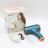 Фен акумуляторний, бездротовий WHD-01 500 Вт, портативний, для сушіння та укладання волосся, USB зарядка, фото 9
