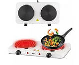 Електроплита настільна, плита з двома конфорками RAF-8020A 2000 Вт, дискова, побутова, регулювання потужності​, фото 2