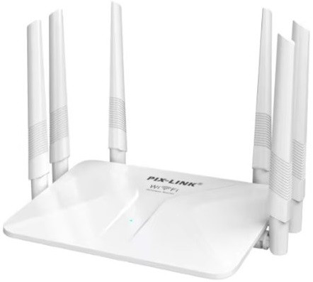 Wi-Fi роутер Pix-link LV-WR50Q з 6 антенами, 300 Мбит/с, 2.4 ГГц, для дому та офісу