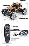 Машинка перевертиш, трюкова радіокерована машинка-джип Stunt Car 3855 з підсвіткою, акумуляторна, фото 4