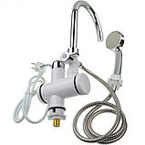 Кран водонагрівач, проточний водонагрівач Instant Electric Heating Tap побутовий, 3 кВт, нижнє підключення, фото 4