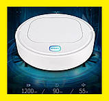 Робот-пилосос, смарт-пилосос ES28 Smart на акумуляторі, для сухого і вологого прибирання​, фото 2