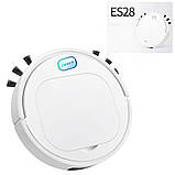 Робот-пилосос, смарт-пилосос ES28 Smart на акумуляторі, для сухого і вологого прибирання​, фото 3