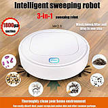 Робот-пилосос, смарт-пилосос ES28 Smart на акумуляторі, для сухого і вологого прибирання​, фото 4