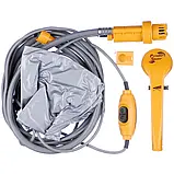 Душ автомобільний, портативний душ від прикурювача 12V, з насосом, для кемпінгу і поїздок​, фото 7