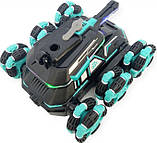 Іграшковий танк, радіокерований всюдихід для дітей TK-007 з парогенератором, акумуляторний триосьовий YL-82, фото 6