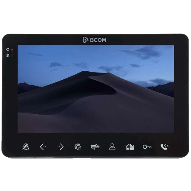 BCOM BD-780FHD Black Відеодомофон, фото 1