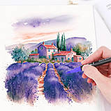 Набір маркерів, двосторонні Dual Brush Pens 168 шт, у чохлі, для скетчингу і творчості, фото 10