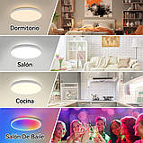 Світильник стельовий, LED світильник 30 см RGB з пультом і керуванням через додаток, фото 2