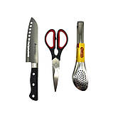 Набір посуду, туристичний набір для кемпінгу і пікніка 7 предметів, легкий і компактний, фото 6