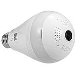 Камера лампочка, IP камера H-302L 360° WiFi з мікрофоном, фото 2