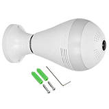 Камера лампочка, IP камера H-302L 360° WiFi з мікрофоном, фото 3