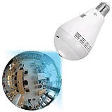 Камера лампочка, IP камера H-302L 360° WiFi з мікрофоном, фото 6