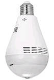 Камера лампочка, IP камера H-302L 360° WiFi з мікрофоном, фото 7