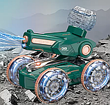 Танк на радіокеруванні, іграшковий всюдихід-амфібія 1841-1 з водяною стрільбою, їздить по воді, акумуляторний, фото 7