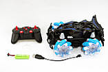 Машинка перевертиш, трюковий дрифт-джип Stunt Car 9017E на радіокеруванні з парогенератором, підсвіткою і повним приводом, фото 6