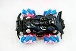 Машинка перевертиш, трюковий дрифт-джип Stunt Car 9017E на радіокеруванні з парогенератором, підсвіткою і повним приводом, фото 7