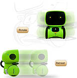 Інтерактивний робот, робот-іграшка Smart Robot з голосовим та сенсорним керуванням, світло, звук, фото 2