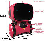 Інтерактивний робот, робот-іграшка Smart Robot з голосовим та сенсорним керуванням, світло, звук, фото 5