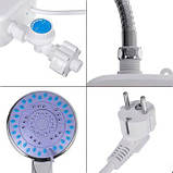 Кран водонагрівач, проточний водонагрівач RX-021 термостатичний, з дисплеєм, 3 кВт, верхнє підключення, фото 5