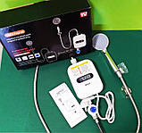 Кран водонагрівач, проточний водонагрівач RX-021 термостатичний, з дисплеєм, 3 кВт, верхнє підключення, фото 6