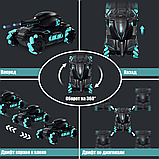 Танк на радіокеруванні, іграшковий всюдихід для дітей CП-098 Green стріляє водяними кульками, акумуляторний, фото 6