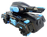 Танк на радіокеруванні, іграшковий всюдихід CП-098 Blue, стріляє водяними кульками, акумуляторний, Синій, фото 6