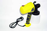 Фарбопульт електричний, краскопульт Electric Paint Sprayer 400 Вт, бак 0.8 л, побутовий, для фарбування стін і меблів, фото 7