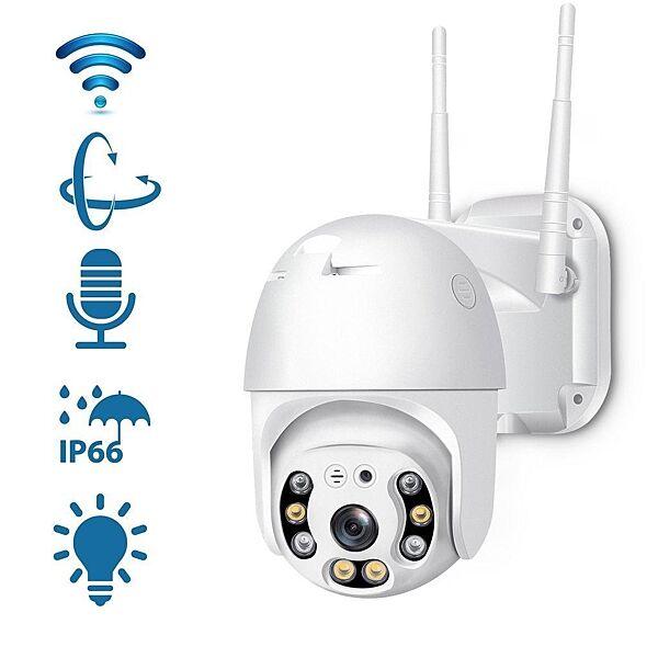 Бездротова камера відеоспостереження, IP Camera PTZ-L8 з віддаленим доступом вулична + блок живлення 220 V