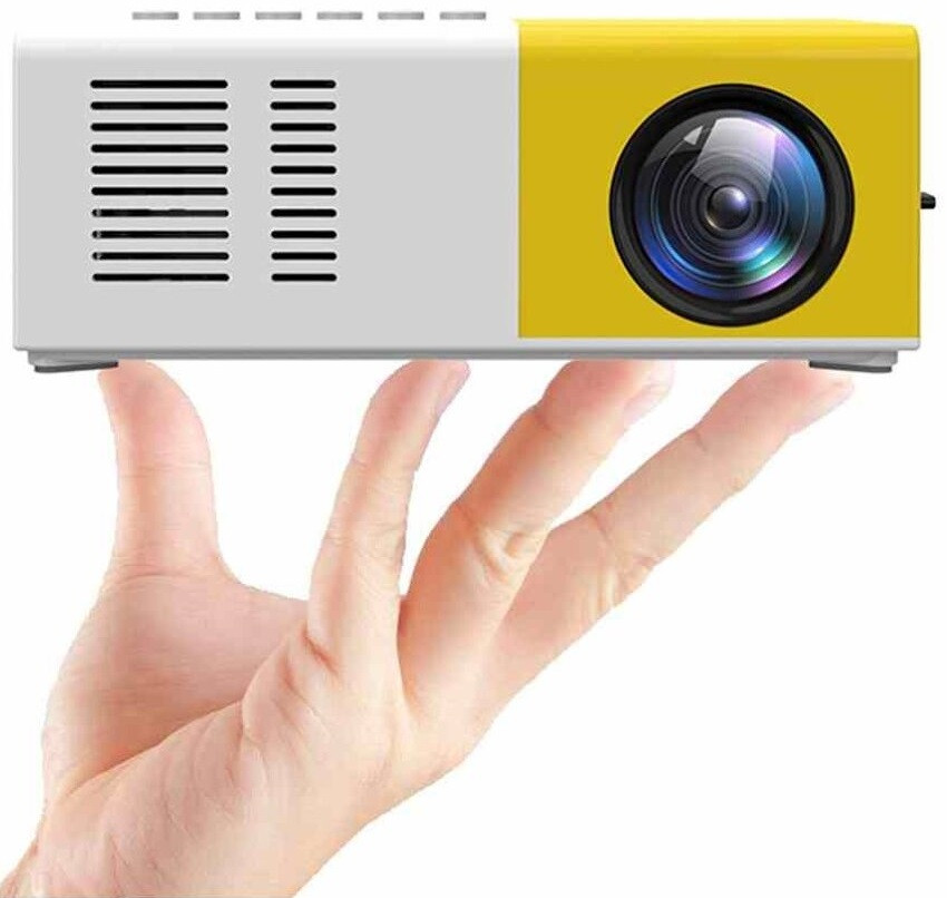 Проєктор міні, портативний мультимедійний Led Projector YG300 з USB і HDMI, вбудований динамік