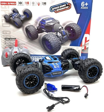 Машинка перевертиш, трюкова дрифт-машина Stunt Car UD2220A на радіокеруванні, трансформер-всюдихід з підсвіткою