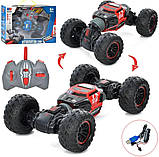 Машинка перевертиш, трюкова дрифт-машина Stunt Car UD2220A на радіокеруванні, трансформер-всюдихід з підсвіткою​, фото 6
